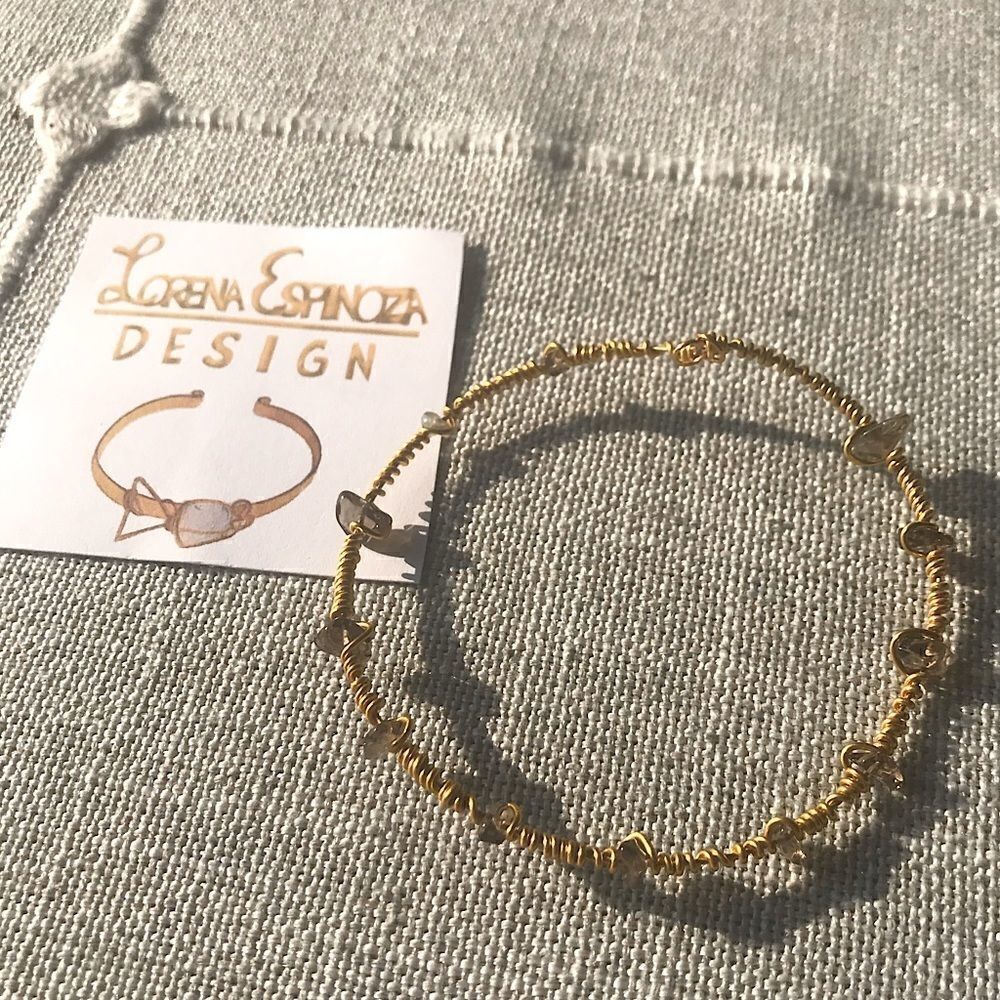 🌋 SMOKEY QUARTZ GEMSTONE BRACELET 🌬🖤